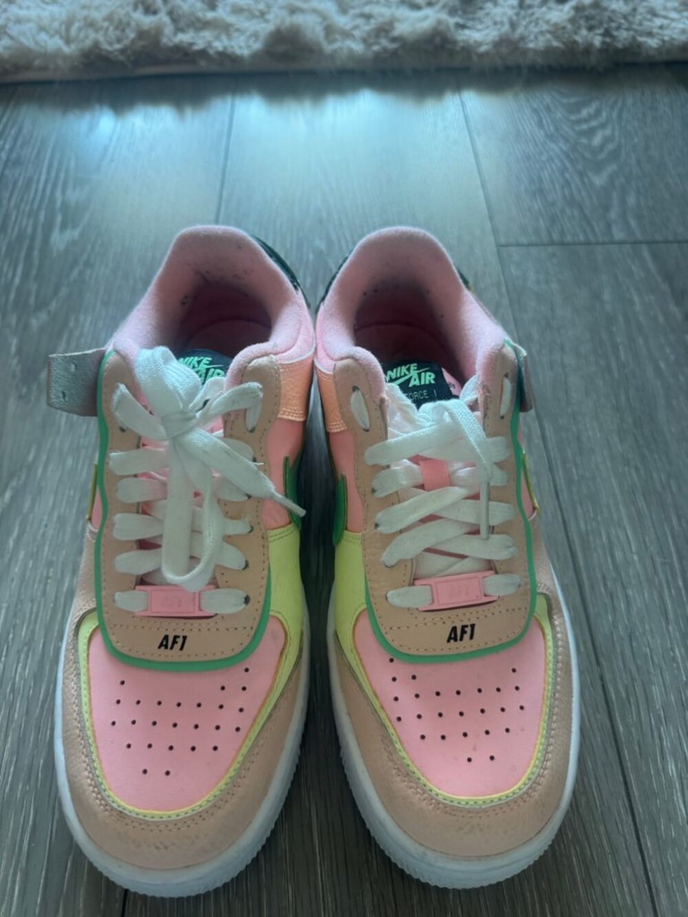 Nike Air Force 1 Shadow Pastel Pink Multi - New